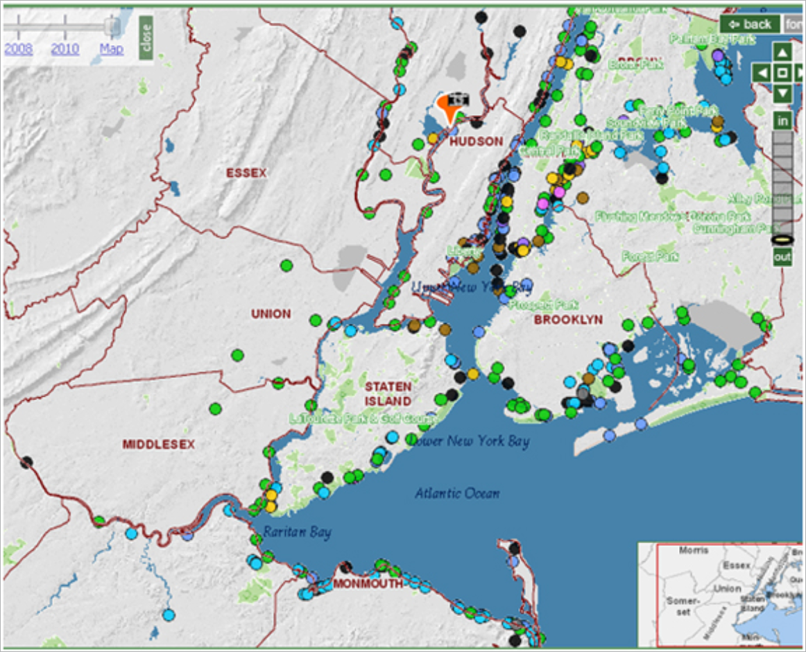 nyc oasis map